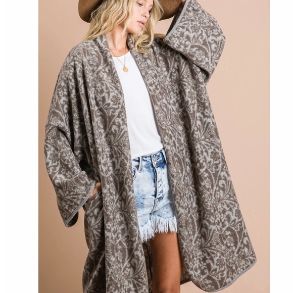 INDIE CHIC Multi knit color cardigan jacket - Picture 7 of 8